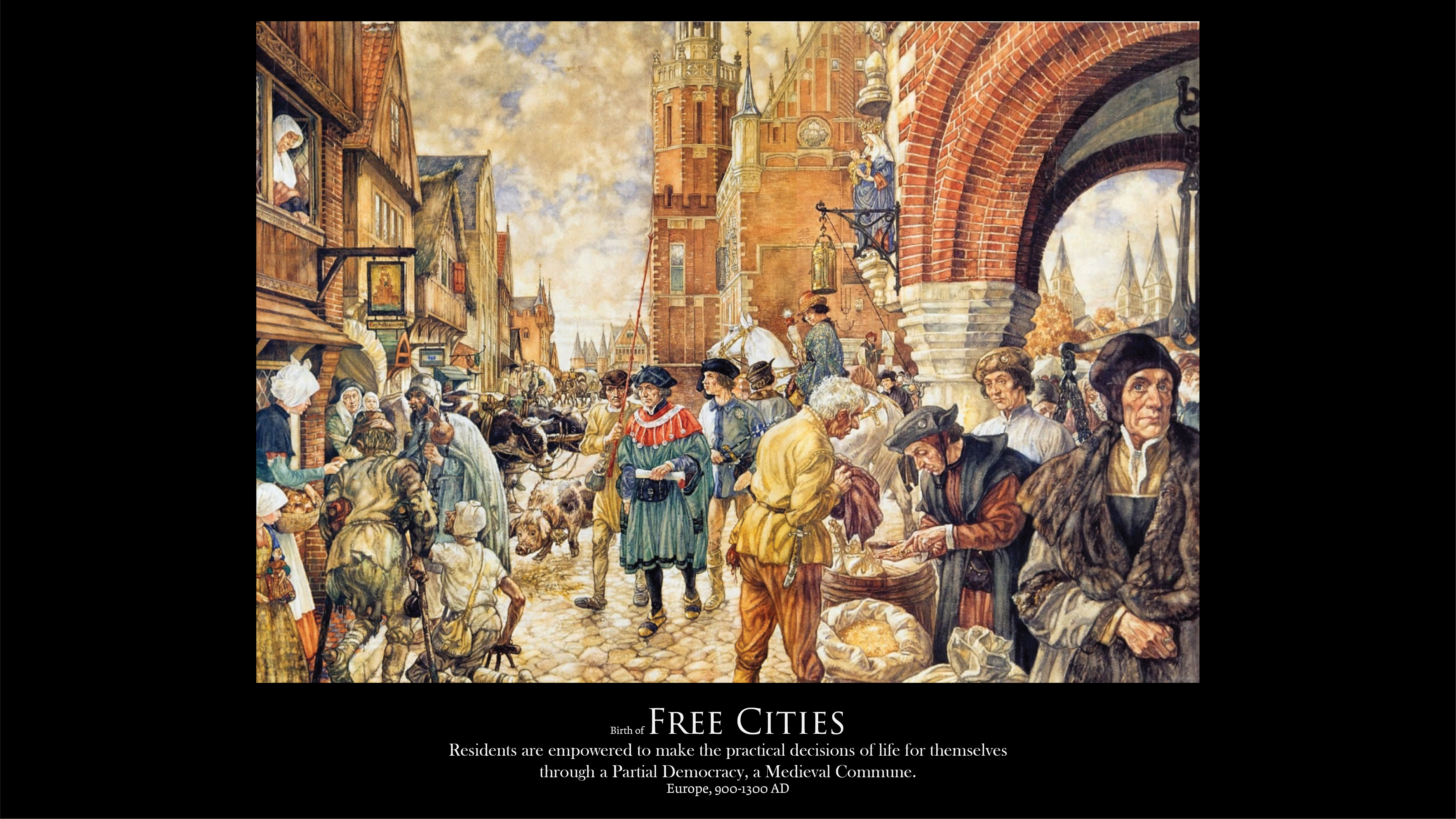 Birth of Free Cities — Europe, 900-1300 AD