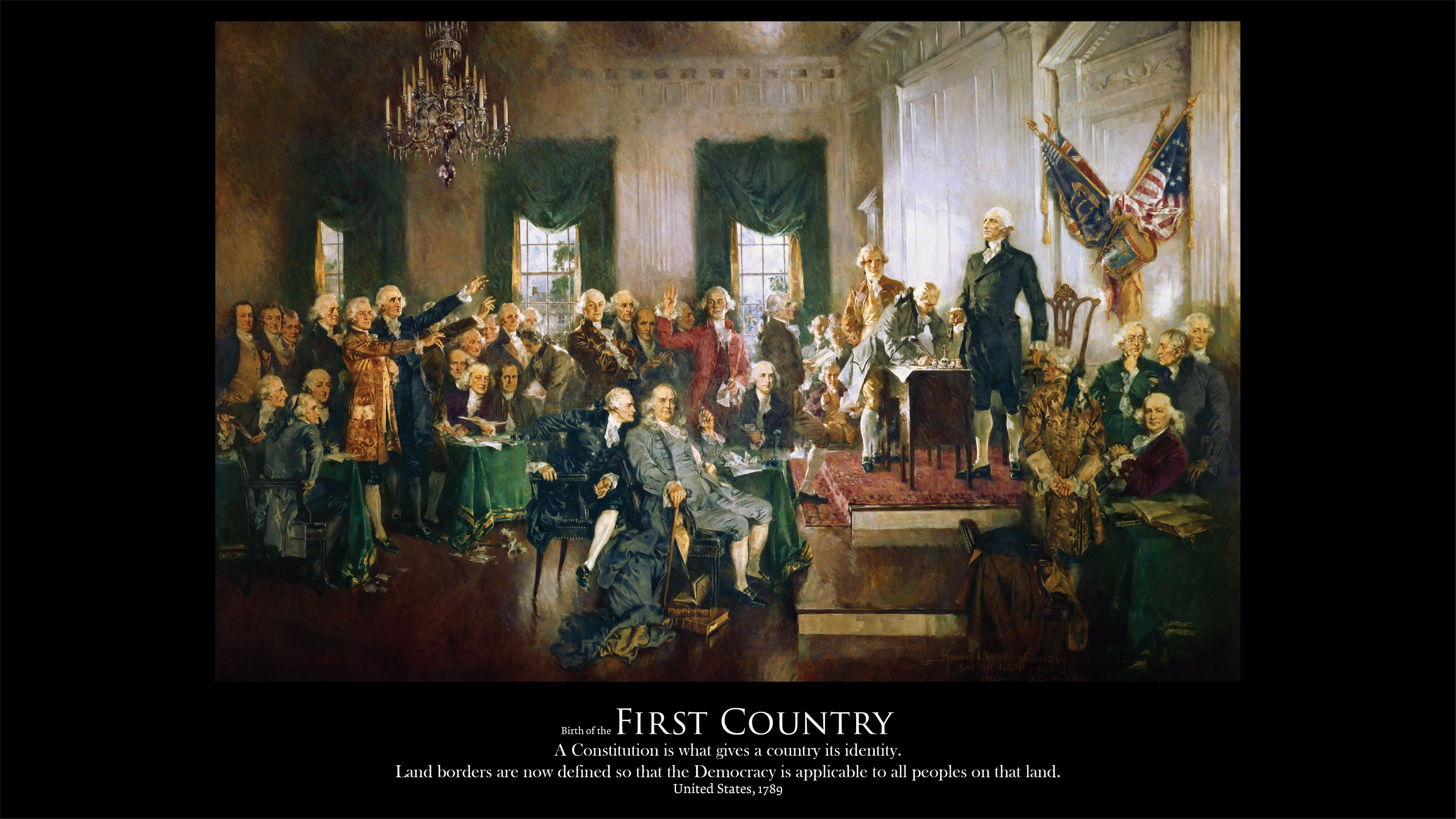 Birth of the First Country — United States, 1789